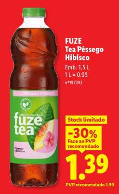 FUZE Tea Pêssego Hibisco