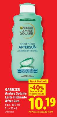 GARNIER Ambre Solaire Leite Hidratante After Sun
