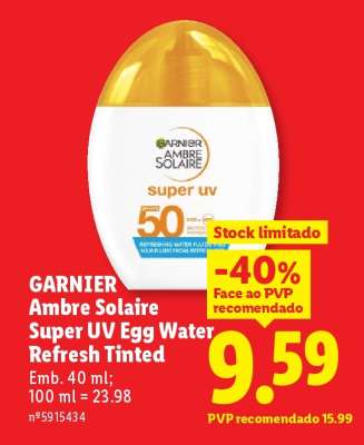 GARNIER Ambre Solaire Super UV Egg Water Refresh Tinted