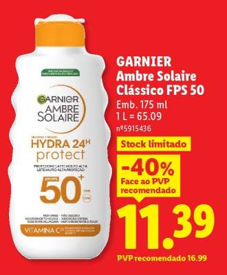 GARNIER Ambre Solaire Clássico FPS 50