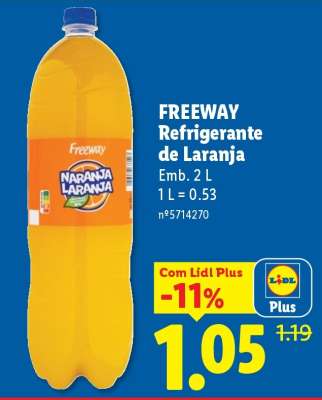 FREEWAY Refrigerante de Laranja