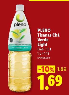 PLENO Tisanas Chá Verde Light
