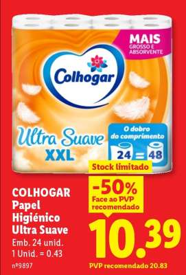 COLHOGAR Papel Higiénico Ultra Suave