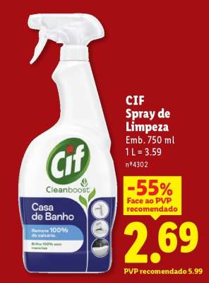 Cif Spray de Limpeza