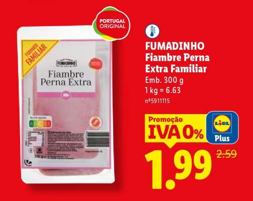 FUMADINHO Fiambre Perna Extra Familiar