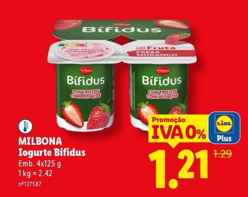 MILBONA Iogurte Bifidus