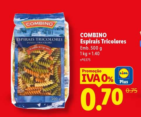 Combino Espirais Tricolores