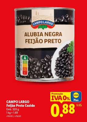 Campo Largo Feijão Preto Cozido