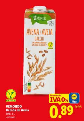 VEMONDO Bebida de Aveia