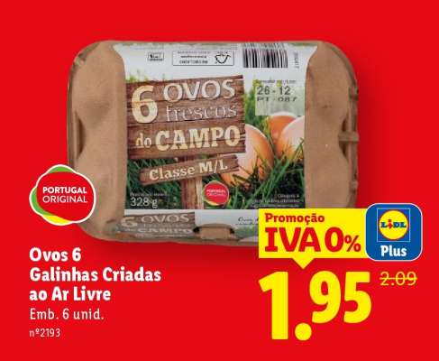 Ovos 6 Galinhas Criadas ao Ar Livre