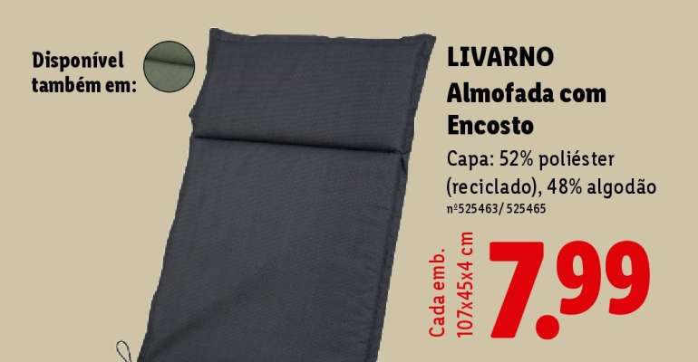 LIVARNO Almofada com Encosto