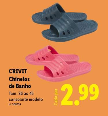 CRIVIT Chinelos de Banho