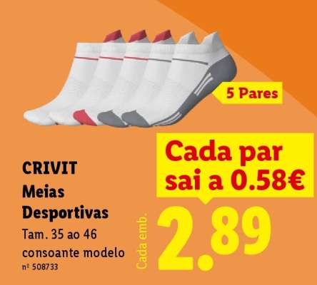 Crivit Meias Desportivas