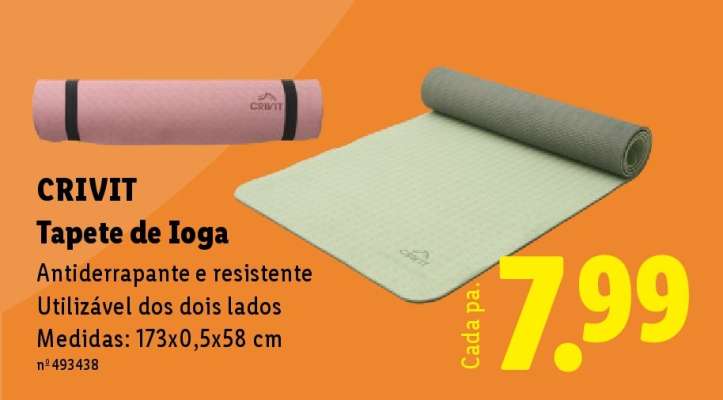 CRIVIT Tapete de Ioga