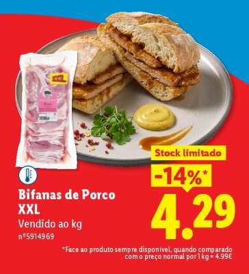 Bifanas de Porco XXL