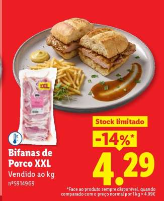 Bifanas de Porco XXL