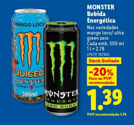 MONSTER Bebida Energética