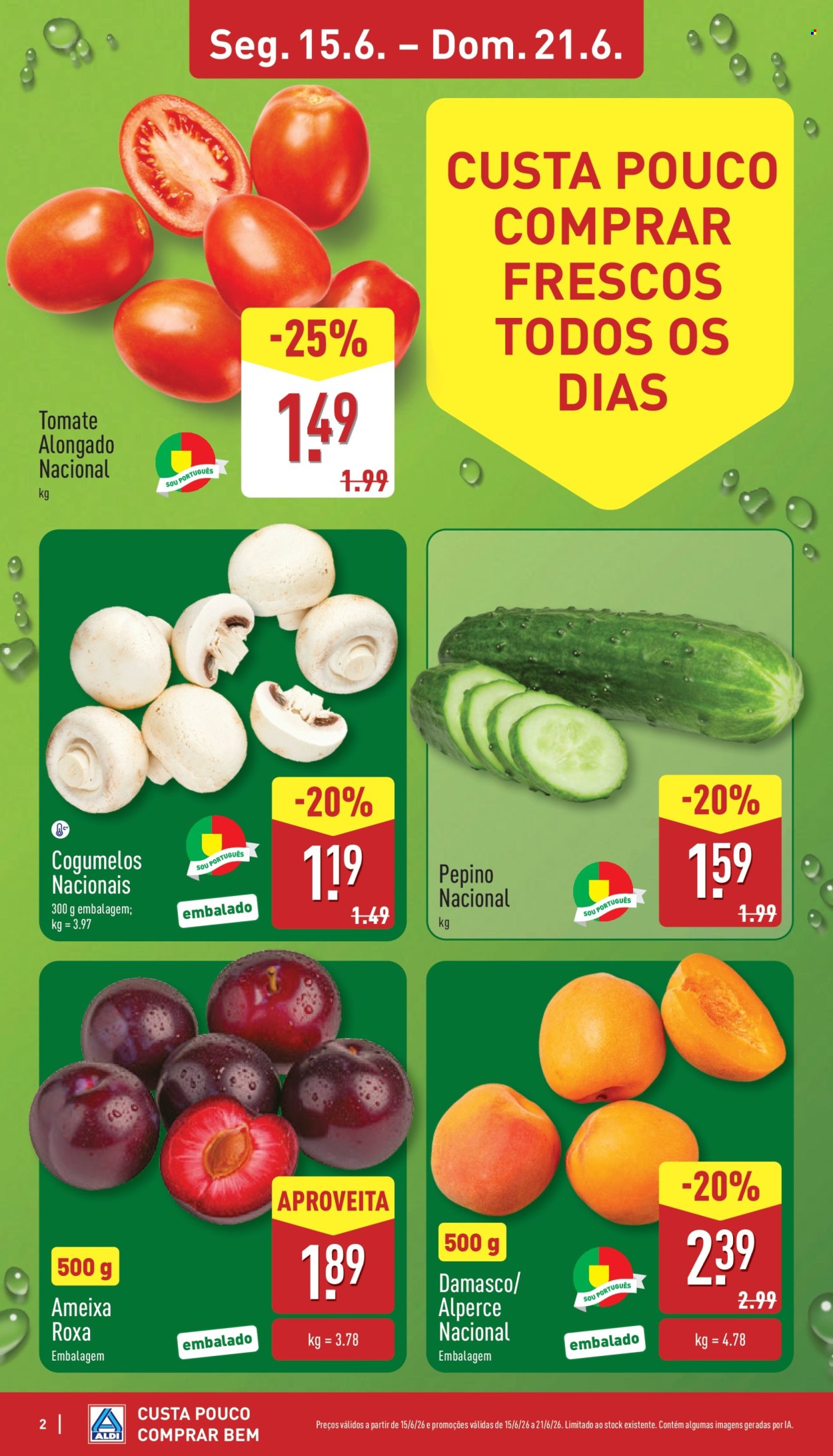 Folheto Aldi - 15.6.2026 - 21.6.2026. Página 2