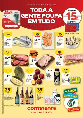 thumbnail - Folheto Continente - Semanal: Toda a gente poupa em tudo