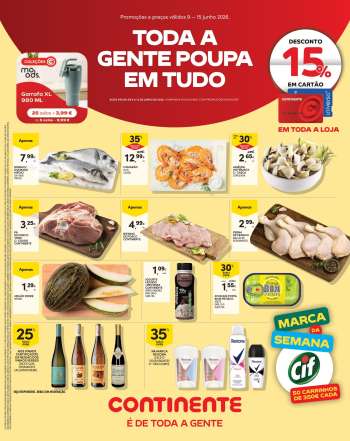 Folheto Continente Modelo - 9.6.2026 - 15.6.2026.