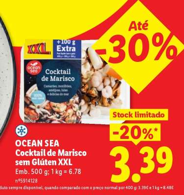 OCEAN SEA Cocktail de Marisco sem Glúten XXL