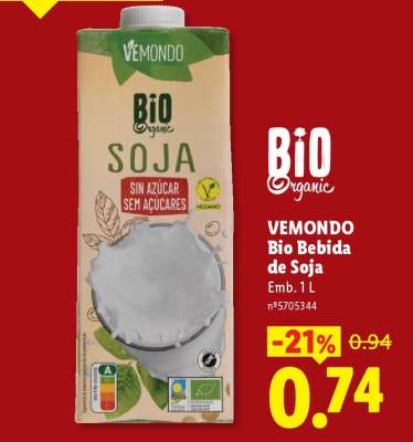 Vemondo Bio Bebida de Soja