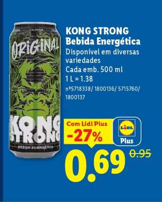KONG STRONG Bebida Energética