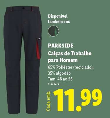 PARKSIDE Calças de Trabalho para Homem