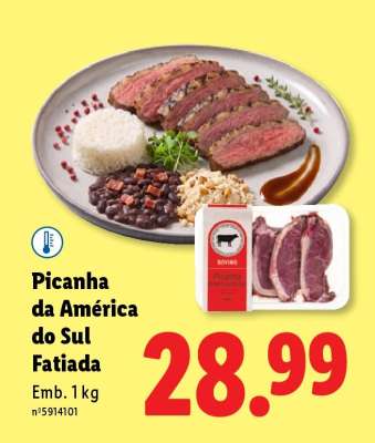 Picanha da América do Sul Fatiada