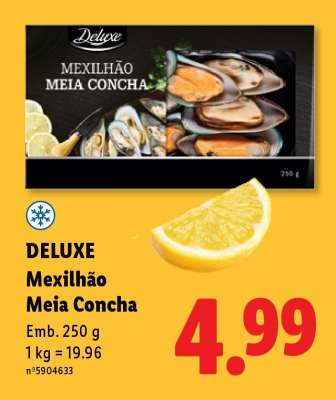 Deluxe Mexilhão Meia Concha