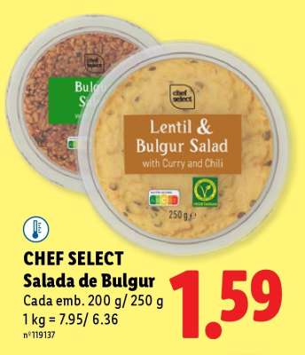 CHEF SELECT Salada de Bulgur