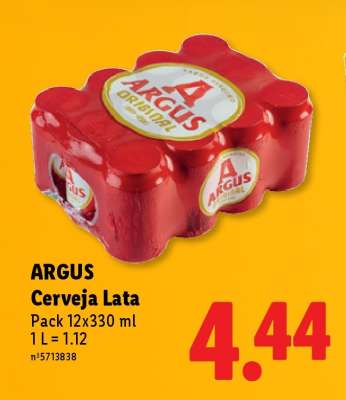 ARGUS Cerveja Lata