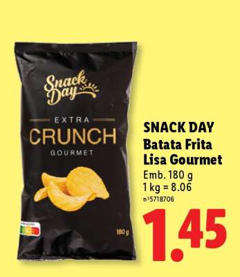 SNACK DAY Batata Frita Lisa Gourmet