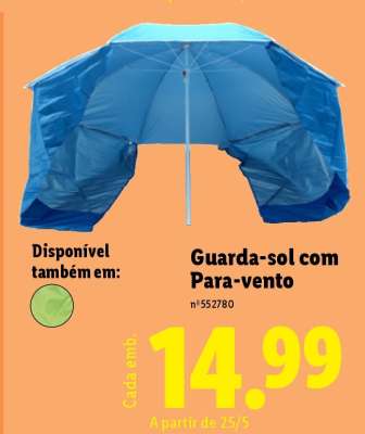 Guarda-sol com Para-vento
