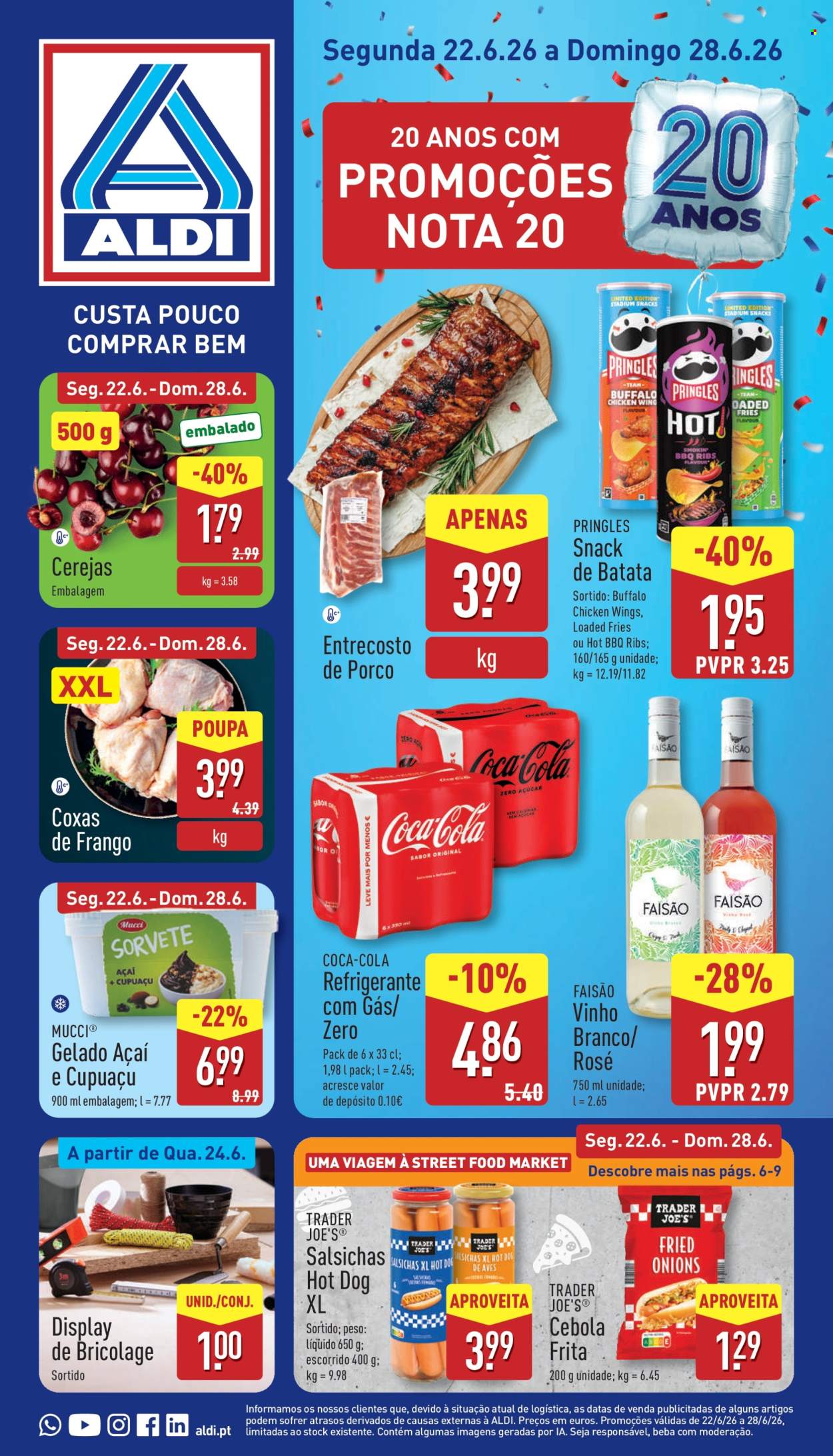 Folheto Aldi - 22.6.2026 - 28.6.2026. Página 1