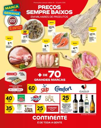 Folheto Continente Modelo - 16.6.2026 - 22.6.2026.