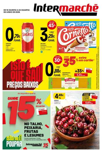 Folheto Intermarché - 18.6.2026 - 24.6.2026.