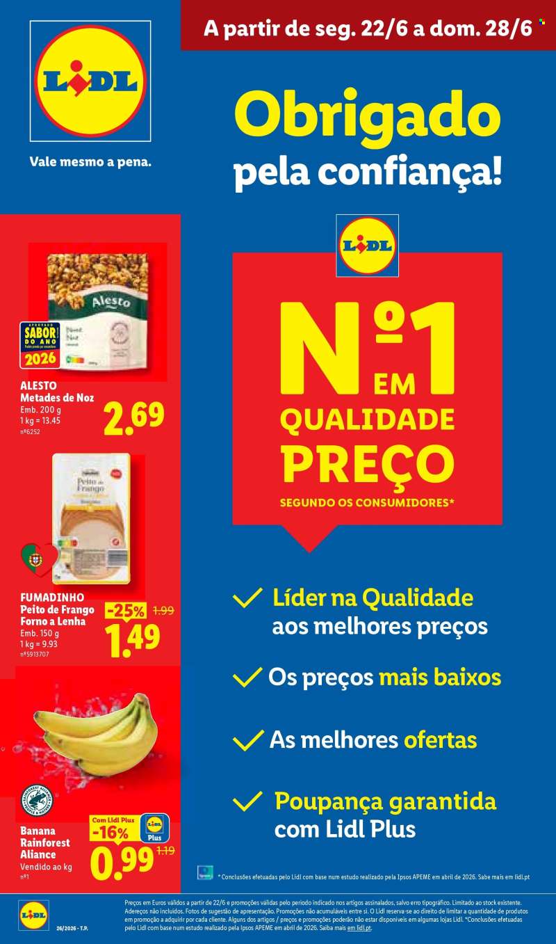 Folheto Lidl - 22.6.2026 - 28.6.2026.