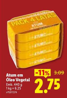 Atum em Óleo Vegetal