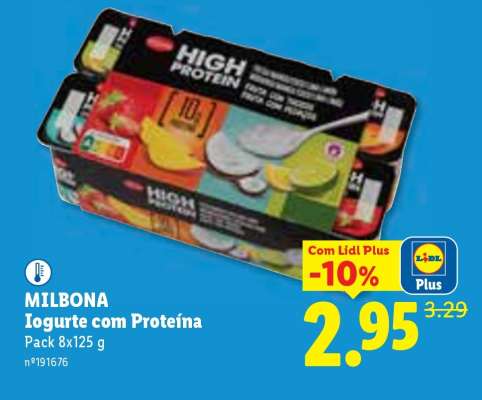 Milbona Iogurte com Proteína