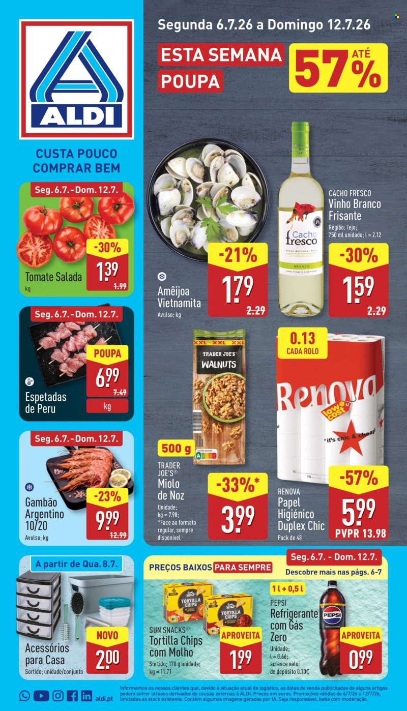 Folheto Aldi - 6.7.2026 - 12.7.2026.