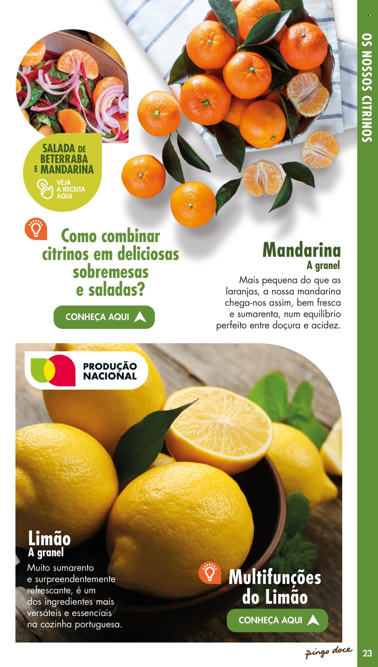 Folheto Pingo Doce. Página 23