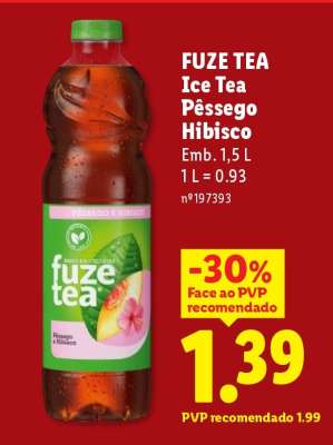 FUZE TEA Ice Tea Pêssego Hibisco