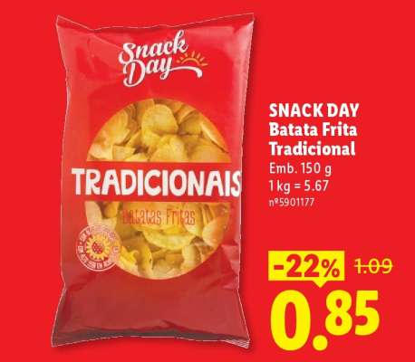 SNACK DAY Batata Frita Tradicional