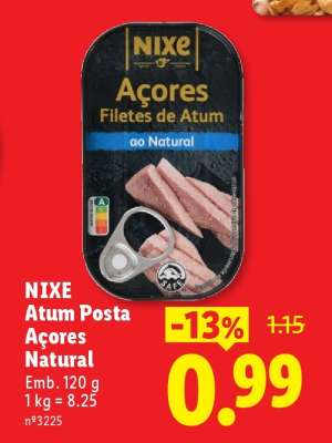 NIXE Atum Posta Açores Natural