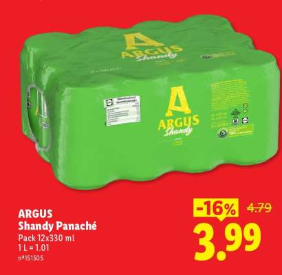 ARGUS Shandy Panaché