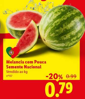 Melancia com Pouca Semente Nacional