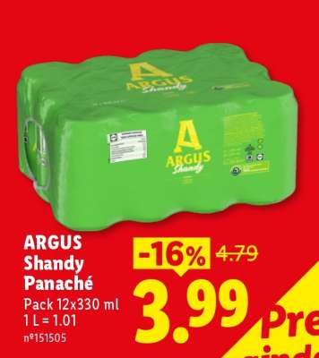 ARGUS Shandy Panaché