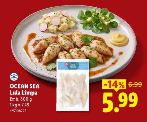 Ocean Sea Lula Limpa