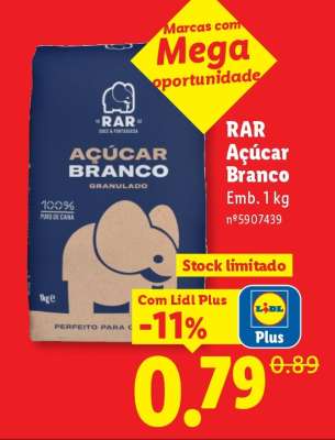 RAR Açúcar Branco